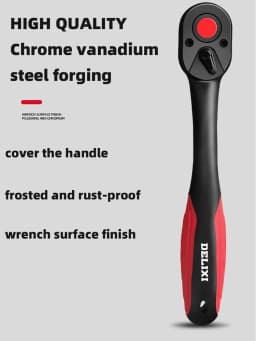 Car Repairs Ratchet Wrench 1/4 3/8 1/2 Inch High Torque Reversible Quick Release Ratchet Socket Wrench Hand Tool
