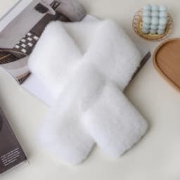 Luxury Winter Warm Faux Fur Rabbit Fur Scarf Double sided Plush Thickened Fur Warm Hundred with Female Students Scarf Fur Collar