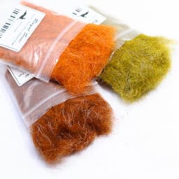 Highly Recommend Premium Nymph Fly Dub Spiky Hare Dub Plus Antron Fiber for Caddis Emergers Trout Fishing Fly Tying Materials