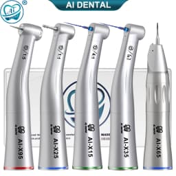 Dental Contra Angle-handpiece 1:5/1:1/4:1/16:1 Low Speed Hand Piece Single Water Spray E-Type Connector Without Fiber Optic