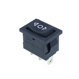 1PCS KCD1 Mini Black 3 Pin / 6 pin On/Off/On Rocker Switch AC 6A/250V10A/125V