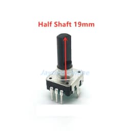 2pcs 360 Degree EC12 Rotary Encoder RE12 Audio Encoder Coding 5Pin 24 Position With Push Button Switch Handle 12mm 14mm 19mm