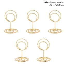 10pcs Natural Wooden Place Card Holders Stand Card Photo Clip Holder Rustic Wedding Decorations Party Table Number Name Sign
