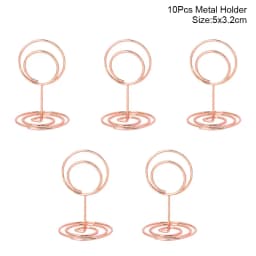 10pcs Natural Wooden Place Card Holders Stand Card Photo Clip Holder Rustic Wedding Decorations Party Table Number Name Sign