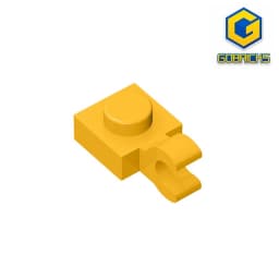 Gobricks GDS-813 PLATE 1X1 W/HOLDER VERTICAL compatible with lego 6019 61252 children's toys Assembles Building Blocks Technical
