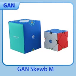 [JudyCube] GAN Skewb Enhanced UV M Magnetic Magic Speed Cube Stickerless Professional Fidget Toys GAN Skewb M Cubo Magico Puzzle