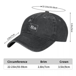 Breaking Bad Multicolor Hat Peaked Women's Cap Elements Inspired Personalized Visor Protection Hats