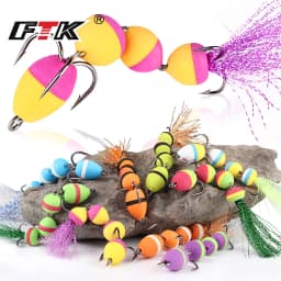 FTK Mandula Fishing Lure Soft Lure Foam Bait Swimbait 5.7g Multi Jointed Artificial Baits With Treble Hook Bass Pike Wobblers
