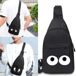 Crossbody Outdoor Sport Shoulder Chest Daily Picnic Nylon Messenger Shoulder Bags Cute Chest Serie Pattern Waist Packs Sling Bag
