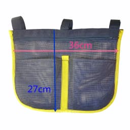 Anti-UV Boat Fishing Dock Rail Mesh Pouch Storage Bag for Kayak Marine Yacht Boat Fishing Handrail Stash Pocket
