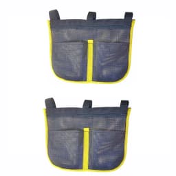 Anti-UV Boat Fishing Dock Rail Mesh Pouch Storage Bag for Kayak Marine Yacht Boat Fishing Handrail Stash Pocket