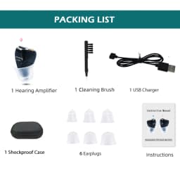 Rechargeable Hearing Aids Audifonos Low Noise Adjustable Magnetic Suction Model Portable Suitable Sound Amplifier for Deafness