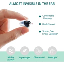Rechargeable Hearing Aids Audifonos Low Noise Adjustable Magnetic Suction Model Portable Suitable Sound Amplifier for Deafness