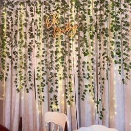 210cm Artificial Ivy Green Leaf Vine Silk Wall Hanging Garland Home Garden DIY Decoration Wedding Party Fake Plant Flower Wreath
