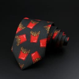 Novelty Fashion Men's Tie Floral Food Animal Necktie Soft Polyester Brown Gravatas For Wedding Business Party Dress Ties Gift