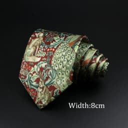 Novelty Fashion Men's Tie Floral Food Animal Necktie Soft Polyester Brown Gravatas For Wedding Business Party Dress Ties Gift
