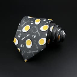 Novelty Fashion Men's Tie Floral Food Animal Necktie Soft Polyester Brown Gravatas For Wedding Business Party Dress Ties Gift