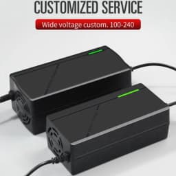 HD Smart LED 100.8V5A LiFePO4 Lithium Battery Electric Bike Charger For 24S 88.8V Li-ion Battery Pack E-bike EU/US/UK/AU Plug