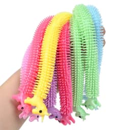 1/10pcs Unicorn Pulling Stretchy Worm Sensory Figet Anti Stress Toys Children Decompression Venting Rope Bracelet Autism ADHD
