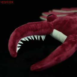 53X33CM Anomalocaris Plush Toy Simulation Shovel-shaped Shrimp Original Paleontology Series Sea Creatures Model Doll Kids Gifts