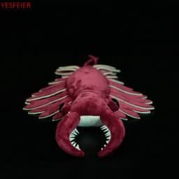 53X33CM Anomalocaris Plush Toy Simulation Shovel-shaped Shrimp Original Paleontology Series Sea Creatures Model Doll Kids Gifts