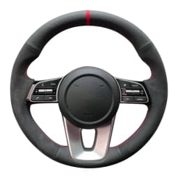 Car Steering Wheel Cover Customized Suede Leather For Kia K5 Optima 2019 Cee'd Ceed 2019 Forte Cerato (AU) 2018 Car Accessories