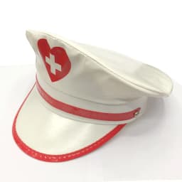 Red Cross Doctors Nurses Hats for Carnival Christmas Party Cosplay Cap Cotton Plaid Badge Role-play Funny Berets