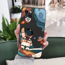 Hey Astronaut Phone Case For iPhone 17 16 15 14 13 12 11 Pro Max Mini X XR XS MAXPlus Cover