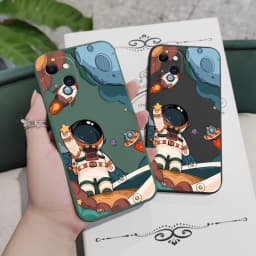 Hey Astronaut Phone Case For iPhone 17 16 15 14 13 12 11 Pro Max Mini X XR XS MAXPlus Cover