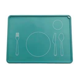 Silicone Placemat for Kids Montessori Dinning Manner Learning Resources Children's Tableware Kitchen Utensils Early Education