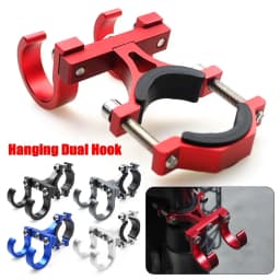 Hanging Dual Hook Front Hanger Helmet Bags Gadget Handlebar Fixed Scooter E-Bike Electric Bicycle Accessories Multifunction