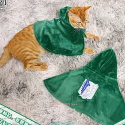 Attack Titaner Cat Cloak Shingeki No Kyojin Survey Corps Cat Dog Cape Cosplay Costume Photography Props Pet Accessories Gifts