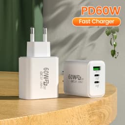 Olaf PD 60W USB C Charger Fast Charging Type C Charger Quick charge 3.0 Phone Charger Adapter For iPhone Xiaomi Huawei Samsung