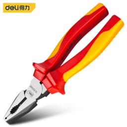 Deli 1Pcs Set 1000V VDE Insulation Diagonal Pliers Multifunctional Pliers Long Nose Pliers Wire Cutters Electrician Hand Tools