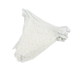 10M 36 Pennant Lace Hessian Flags Birthday Carnival Fabric Bunting Wedding Party Decor Banner Home Baby Shower Garland