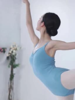 Tights, Double Suspenders, Ballet One-Piece Suit, Practice Body Suit, Art Test, Big Back and High Crotch, Sexy Practice Suit, Ad