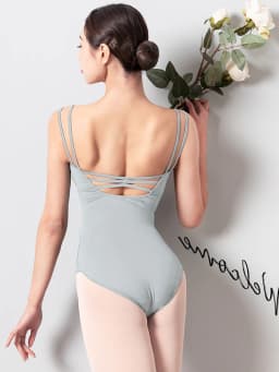 Tights, Double Suspenders, Ballet One-Piece Suit, Practice Body Suit, Art Test, Big Back and High Crotch, Sexy Practice Suit, Ad
