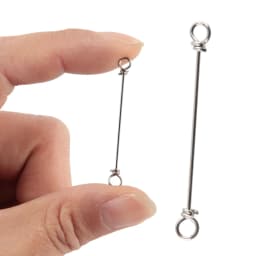 Spinpoler 50pcs Bait Support Wire Spring Pin Hook Stainless Steel Screw Needle Lock Fixed For Soft Worm Lure Baits Fishing Tools