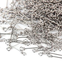 Spinpoler 50pcs Bait Support Wire Spring Pin Hook Stainless Steel Screw Needle Lock Fixed For Soft Worm Lure Baits Fishing Tools