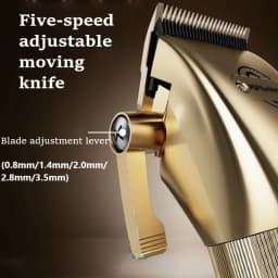 PopBarbers P800 Hair Trimmer for Men Professional Hair Clipper Barber Hair Cutting Machine 7000rpm 2 Gears Finishing Haircut