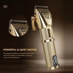 PopBarbers P800 Hair Trimmer for Men Professional Hair Clipper Barber Hair Cutting Machine 7000rpm 2 Gears Finishing Haircut