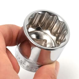 Binoax 1/2" Drive 12 Point Short Socket Bit 8-32mm Ratchet Wrench 12 Tooth Socket Set for Car Auto Repair Hand Tool