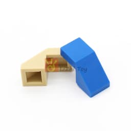 50pcs MOC Building Block Slope 45 2x1 with Cutout Without Stud 28192 DIY Enlighten Bricks Compatible Assembles Particles Toys