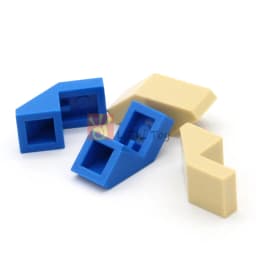 50pcs MOC Building Block Slope 45 2x1 with Cutout Without Stud 28192 DIY Enlighten Bricks Compatible Assembles Particles Toys