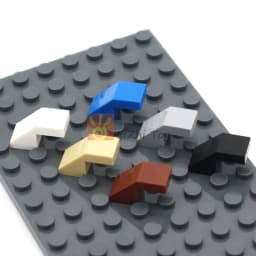 50pcs MOC Building Block Slope 45 2x1 with Cutout Without Stud 28192 DIY Enlighten Bricks Compatible Assembles Particles Toys