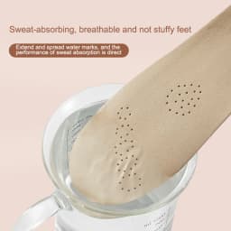 Latex Insole for Feet Leather Shoe Sole Inserts Soft Cowhide Sports Shock Absorbing Plantar Fasciitis Template Insoles for Shoes