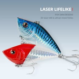 Noeby Lipless Crankbait Fishing Lure 70mm 17.3g Rattling Sinking Vibration Artificial Hard Bait for Perch Walleye Fishing Lures