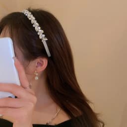 Circle Square Rhinestone Headband Flash Hair Head Party Wedding Hair Accessories