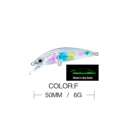 50mm 6g Fishing Lure Hardcore LG Heavy Minnow 50S Wobbler Sinking Jerkbait Swimbait Artificial Hard Bait Trout Bait Bass Bait