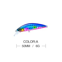 50mm 6g Fishing Lure Hardcore LG Heavy Minnow 50S Wobbler Sinking Jerkbait Swimbait Artificial Hard Bait Trout Bait Bass Bait